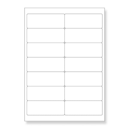 14 Up Self Adhesive Label Inkjet & Laser Printer Sheets – 99.1x38.1mm-2029334123683909632