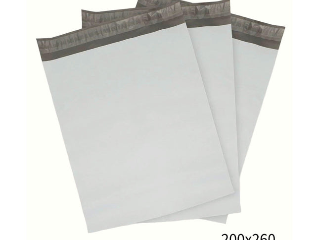 200x260mm White Poly Mailer – Self-Sealing Shipping Bag 1000 Pack-2029334123839098881
