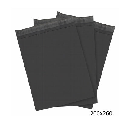 200x260mm Black Poly Mailer – Self-Sealing Shipping Bag 1000 Pack-2029334124002676736