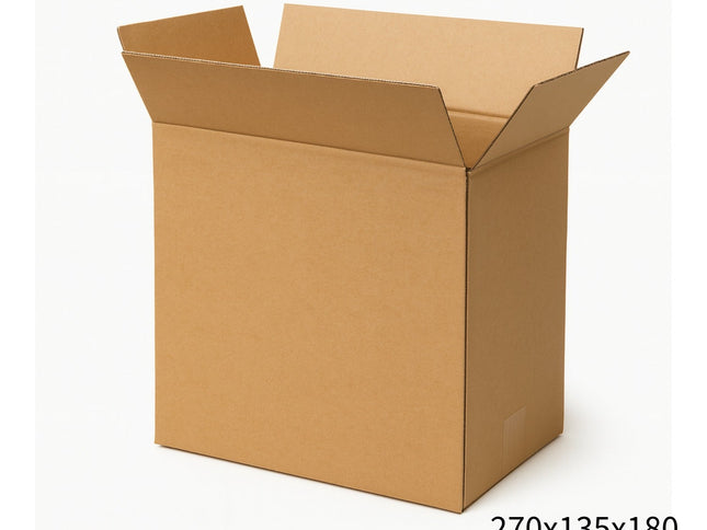 270x130x180mm Brown Mailing Box – Durable Cardboard Carton 20 Pack-2029334124321443840