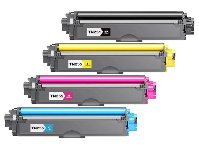 4 Pack Compatible Brother TN-251 Toner Combo [1BK,1C,1M,1Y]-2029334125105778688
