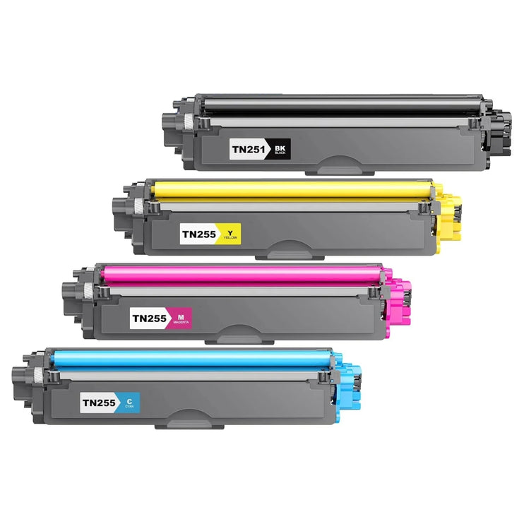 4 Pack Compatible Brother TN-251 Toner Combo [1BK,1C,1M,1Y]-2029334125105778688