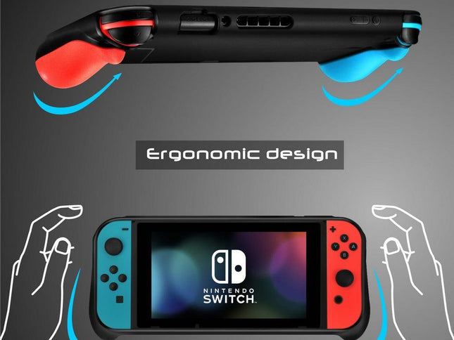 Nintendo Switch Tpu Grip With Game Card Slot - Anti Shock-1915197936795521026