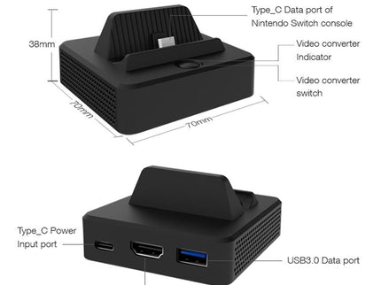 Nintendo Switch Hdmi Dock Charger - Compact Adapter-1915196777796079620