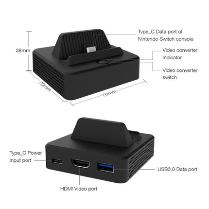 Nintendo Switch Hdmi Dock Charger - Compact Adapter-1915196777796079620