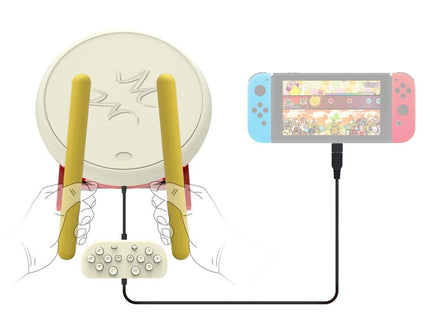 Drum Sticks Controller Kit For Nintendo Switch - Compact And Versatile-1915198423246704649