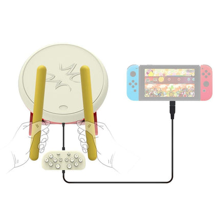 Drum Sticks Controller Kit For Nintendo Switch - Compact And Versatile-1915198423246704649