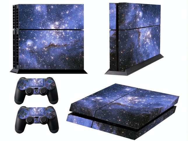 Starry Sky Design Protective Sticker For Sony Ps4 - Fashion Colour-1915197591382003713
