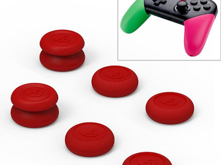 Nintendo Switch Red Thumb Grips - Improved Control-1922443414041923588
