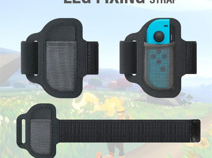 Switch Joy Con Grip With Straps And Cover - Adjustable-1915197957452468227