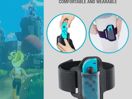 Switch Joy Con Grip With Straps And Cover - Adjustable-1915197957452468228