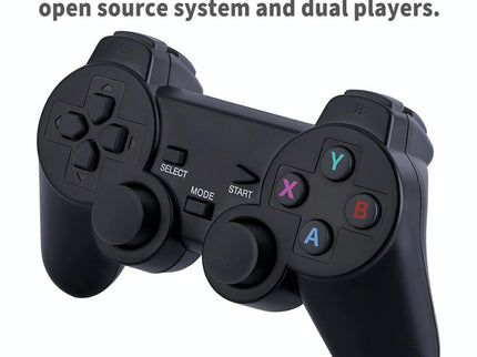 64Gb 4K Retro Game Stick + 2 Wireless Gamepads & 10 000+ Pre-Installed Games-1915198063752908802