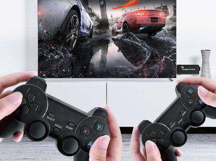 64Gb 4K Retro Game Stick + 2 Wireless Gamepads & 10 000+ Pre-Installed Games-1915198063752908805