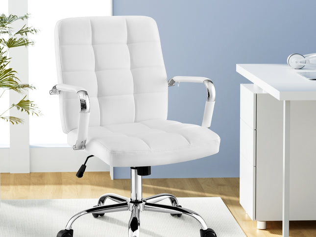 Artiss Office Chair Seat PU Work Computer Desk Chairs