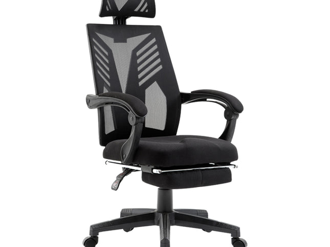Artiss Mesh Office Chair Recliner Black