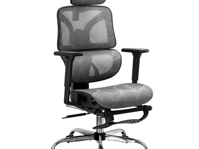 Artiss Ergonomic Office Chair Footrest Grey