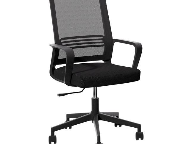 Artiss Mesh Office Chair Computer Gaming Desk Chairs Work Study Mid Back Black