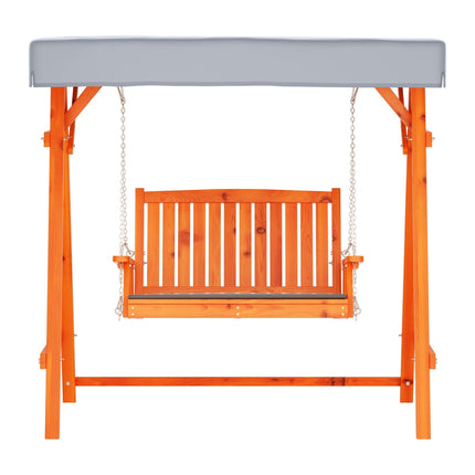 Gardeon Swing Chair Wooden Garden Bench Canopy 2 Seater Outdoor Furniture