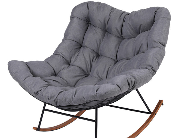 Gardeon Outdoor Rocking Chair Furniture Papasan Recliner Garden Patio Lounge Setting