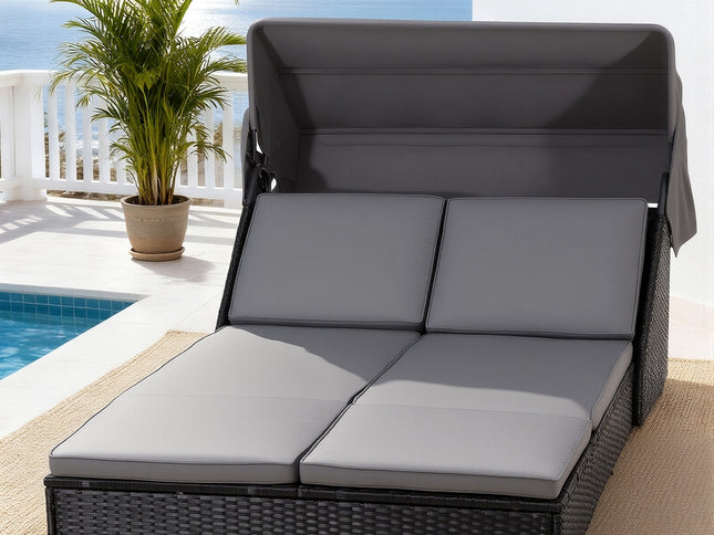 Gardeon Outdoor Day Bed Sun Lounge Setting Wicker Lounger Patio Furniture