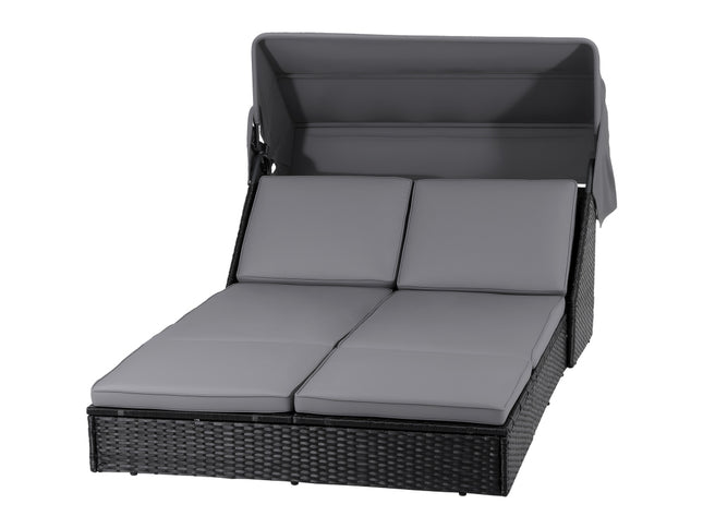 Gardeon Outdoor Day Bed Sun Lounge Setting Wicker Lounger Patio Furniture
