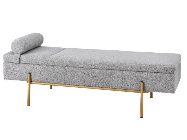 Artiss Storage Ottoman Bed 140cm Pillow Foot Stool