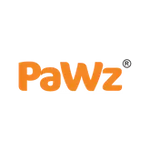 PaWz logo in orange on a white background