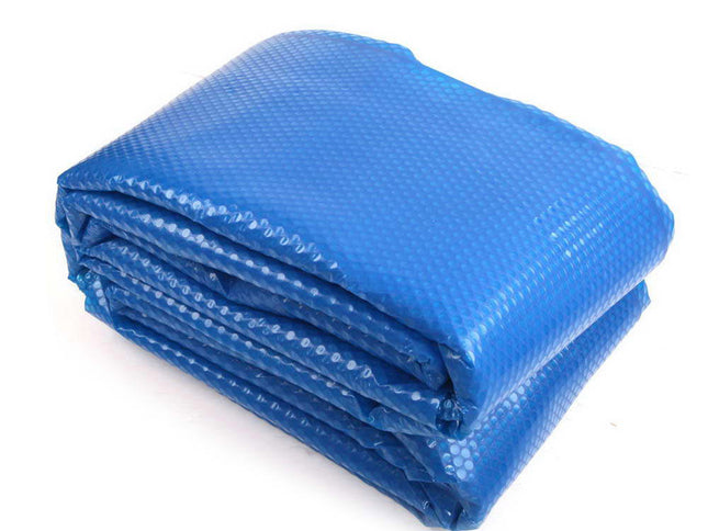 Aquabuddy Pool Cover 500 Micron 11x4.8m Swimming Pool Solar Blanket Blue Silver