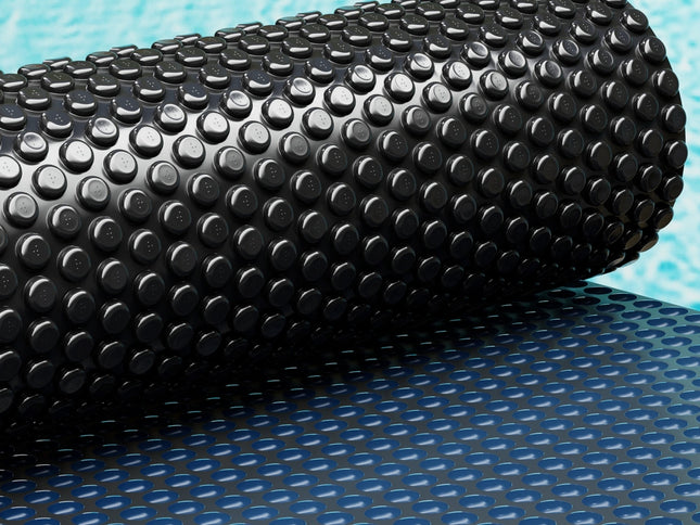 Aqua Buddy Pool Cover 600 Micron 9.5x5m Swimming Pool Solar Blanket Blue Black