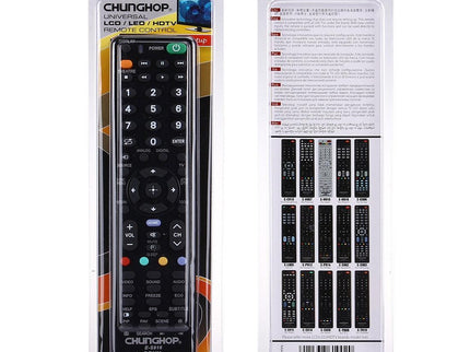 Universal Remote For Sony Led / Lcd / 3Dtv - Chunghop E S916-1915197024723144711
