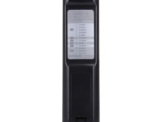 Universal Remote For Toshiba Led / Lcd / 3Dtv - Chunghop T919-1915198286512394242