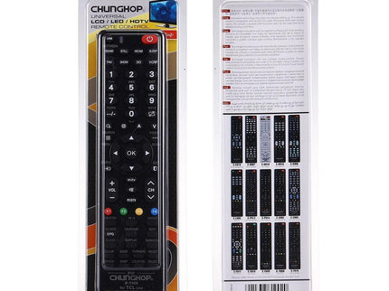 Universal Remote For Tcl Led / Lcd / Hdtv / 3Dtv - Chunghop T908-1915197966017236999
