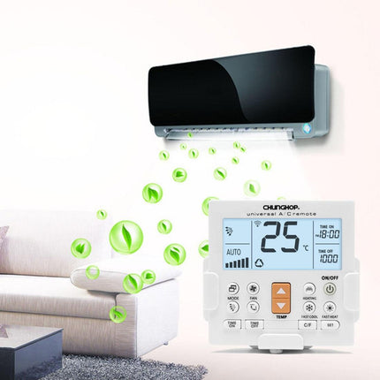 Universal Lcd Air Conditioner Remote Controller With Bracket - Chunghop K650E-1915197167652442114