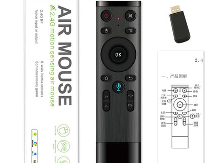Universal 3D Air Mouse Remote With Voice Control-1915197465016012809