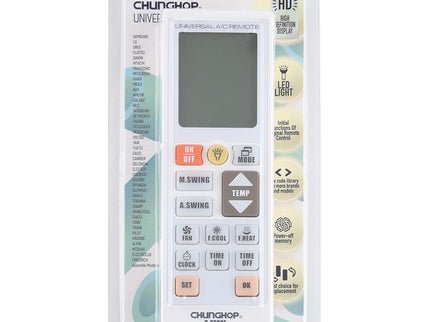 Universal A / C Remote Controller With Flashlight - Chunghop-1915197922778157063