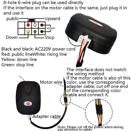 Wireless Garage Door Controller For Roll Gates - Remote Control Plug & Chain Motor-1915197573229056004