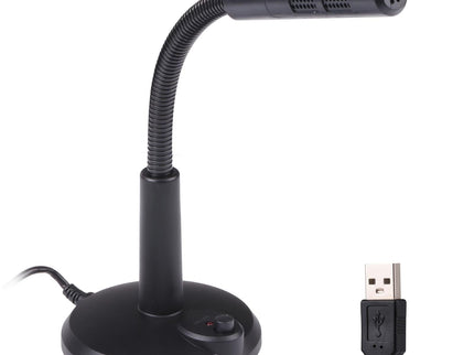 Usb Computer Microphone - Plug And Play - Black-1915196753523642376