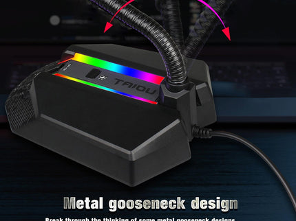 Flexible Usb Microphone With Rgb Lighting For Voice Chat And Video Conferencing-1915197799817941001