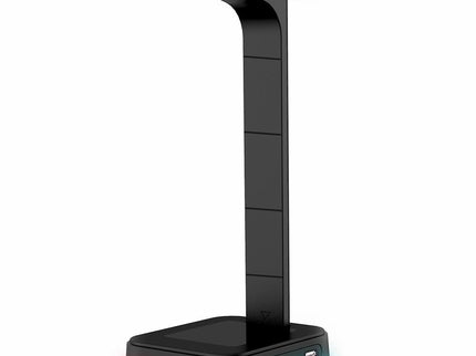 Rgb Gaming Headset Stand With Dual Usb - Black-1915196703061970950
