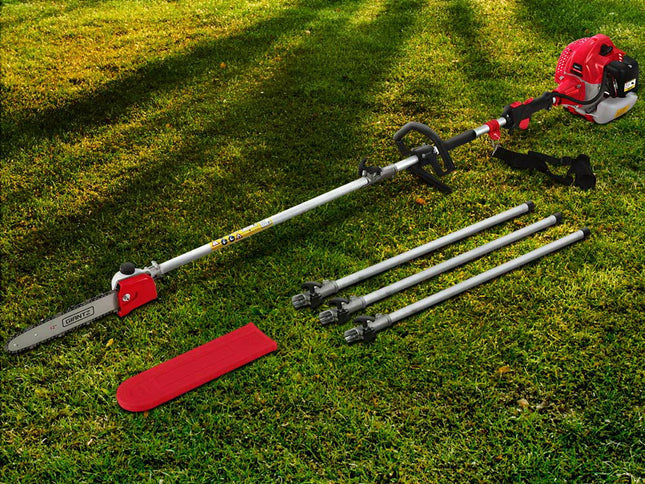 Giantz 62CC Pole Chainsaw 12in Chain Saw Petrol 5.6m Long Reach Red