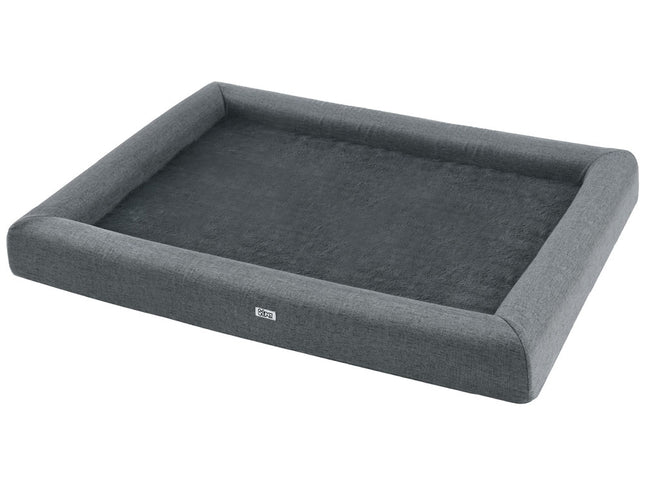 i.Pet Pet Bed Dog Cat Extra Large Calming Soft Sofa Cushion Egg Crate Washable Grey