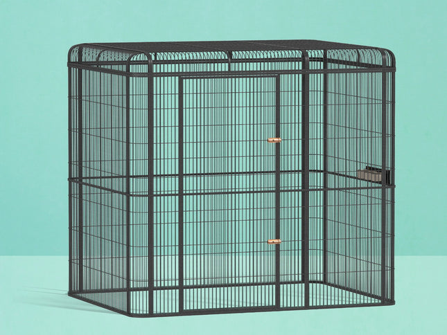 i.Pet Bird Cage Large Walk-in Aviary Budgie Perch Cage Parrot Pet Huge 203cm