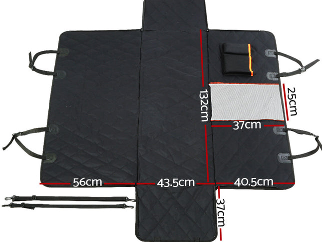 i.Pet Pet Car Seat Cover Dog Protector Hammock Back Waterproof Belt Non Slip Mat