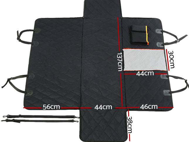 i.Pet Pet Car Seat Cover Dog Hammock Protector Back Waterproof Belt Non Slip Mat