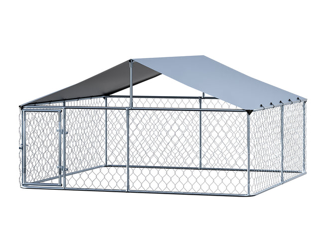 i.Pet Dog Kennel Large House XXL Pet Run Cage Puppy Outdoor Enclosure With Roof