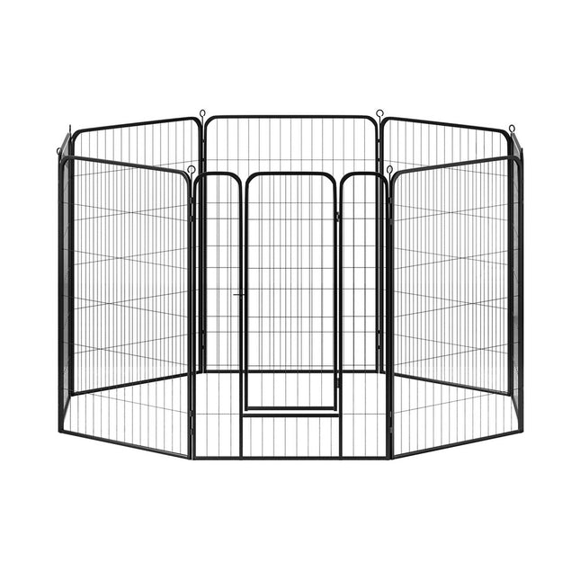 i.Pet Pet Dog Playpen 48" Enclosure 8 Panel Cage Kennel Puppy Fence Play Pen