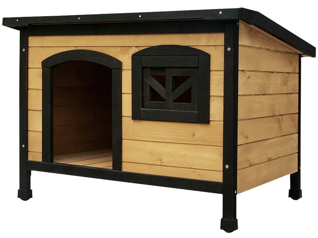 i.Pet Dog Kennel Large Wooden Outdoor Indoor House Pet Puppy Crate Cabin Waterproof