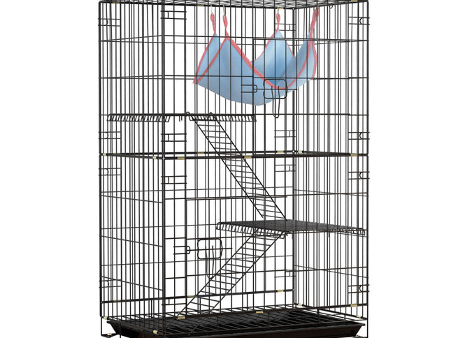 i.Pet Rabbit Cage 100cm Hutch 3 Level Indoor Guinea Pig Ferret