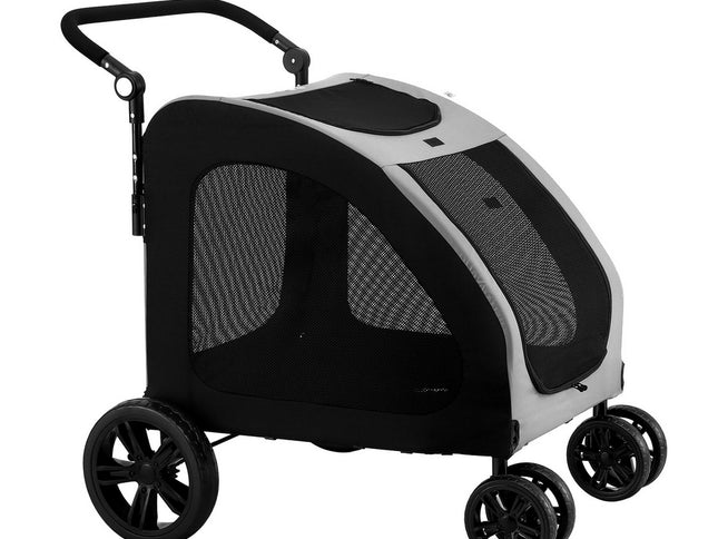 i.Pet Pet Stroller Dog Pram Large Carrier Cat Travel Foldable Strollers 4 Wheels Trolley