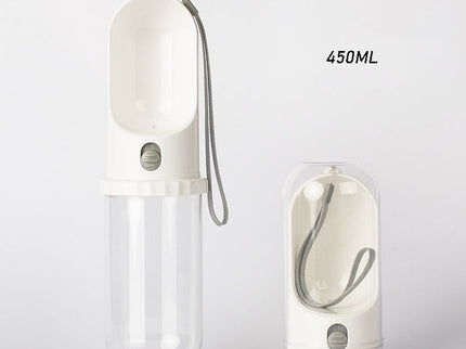 Pet Water Bottle - White 450 ml-1831155597882560512
